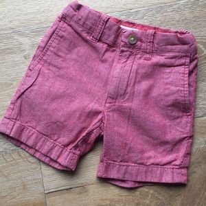 2T Crewcuts Red Flatfront Shorts